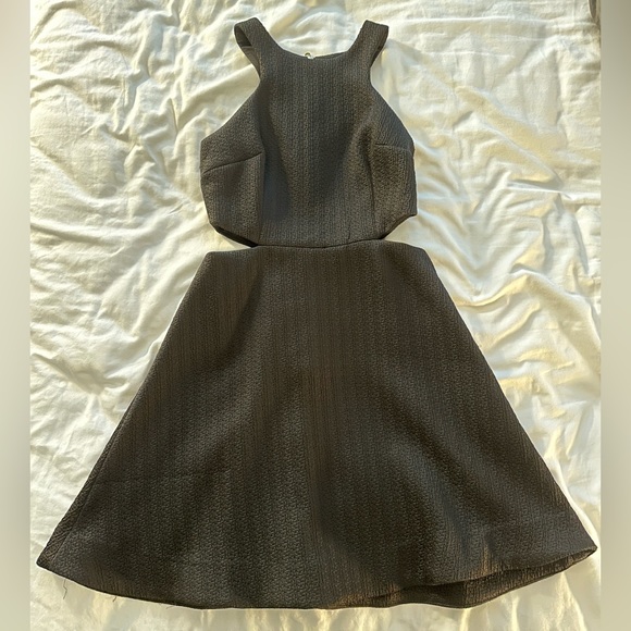 Club Monaco Cut-out Black Dress - Picture 2 of 6